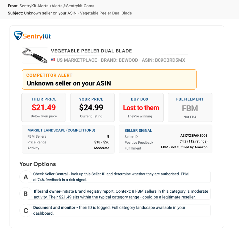Hijacker Detected alert