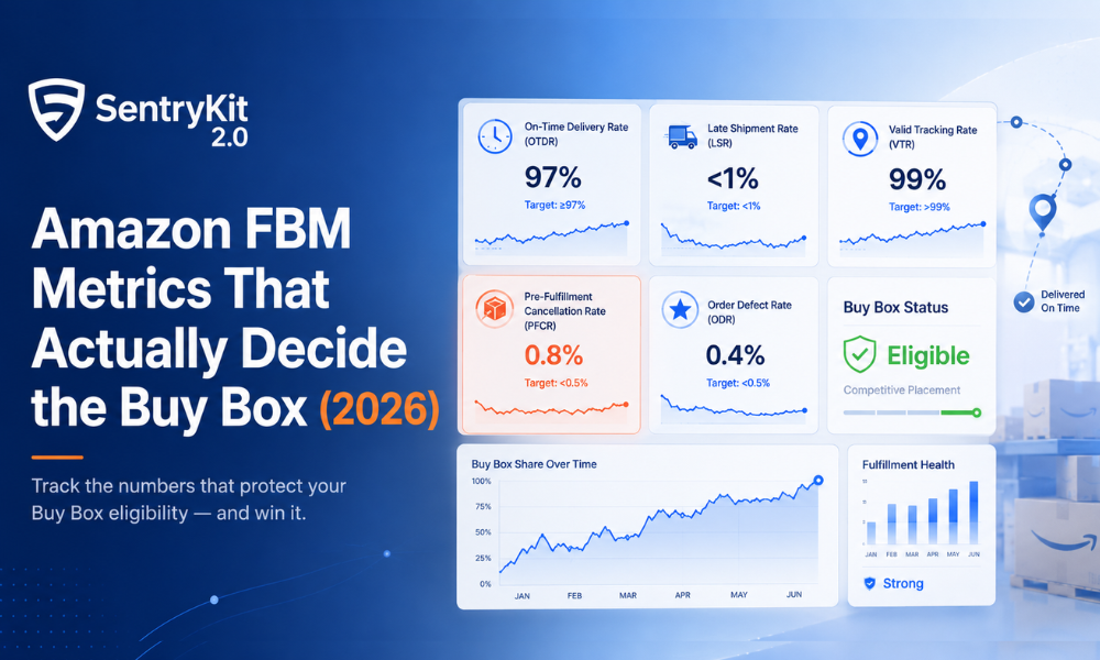 Amazon FBM Seller Metrics 2026: The 5 Scores That Decide Your Buy Box Fate