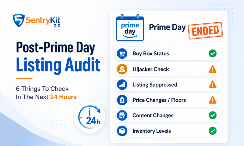Post-Prime Day Listing Audit: 6 Things to Check the Moment Prime Day Ends