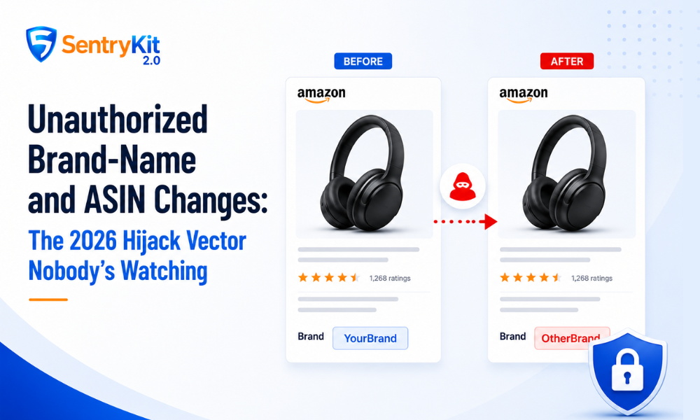 Unauthorized Brand-Name and ASIN Changes: The 2026 Hijack Vector Nobody’s Watching