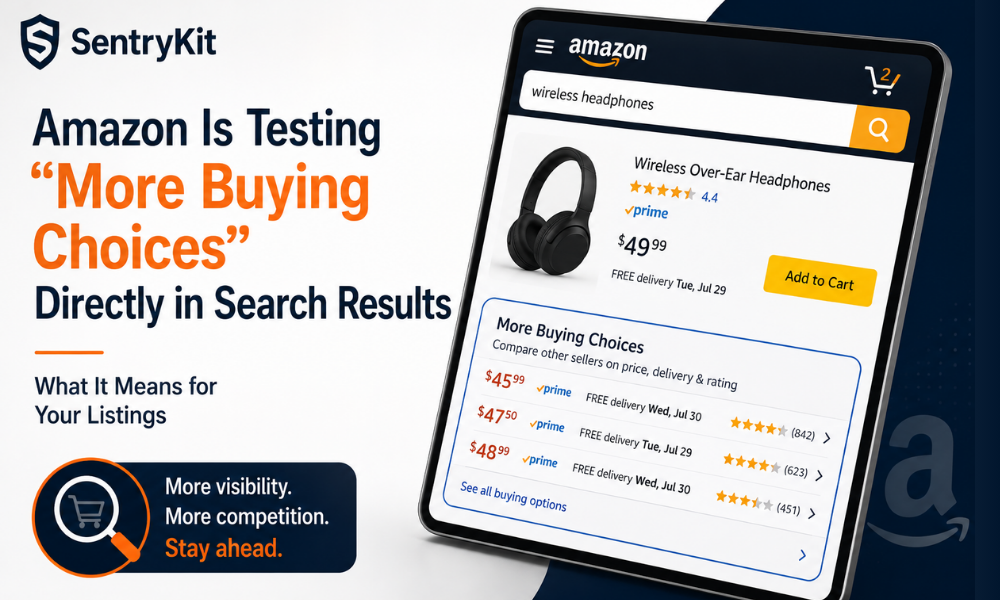 Amazon Is Testing "More Buying Choices" Directly in Search Results — What It Means for Your Listings
